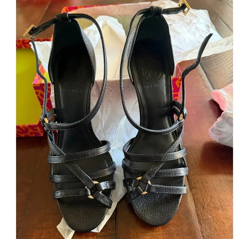 Tory Burch Elizabeth Strappy Sandals size 8